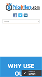 Mobile Screenshot of priceithere.com